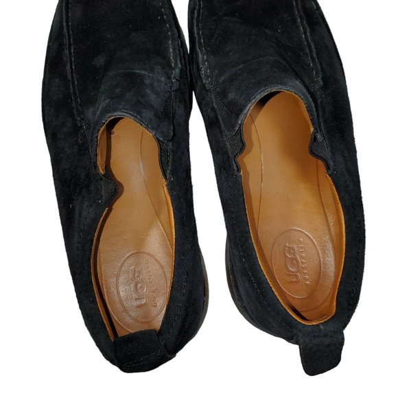 UGG Slip-On Loafers Shoes Suede Square-Toe Grunge Academia Casual Chunky main image 4